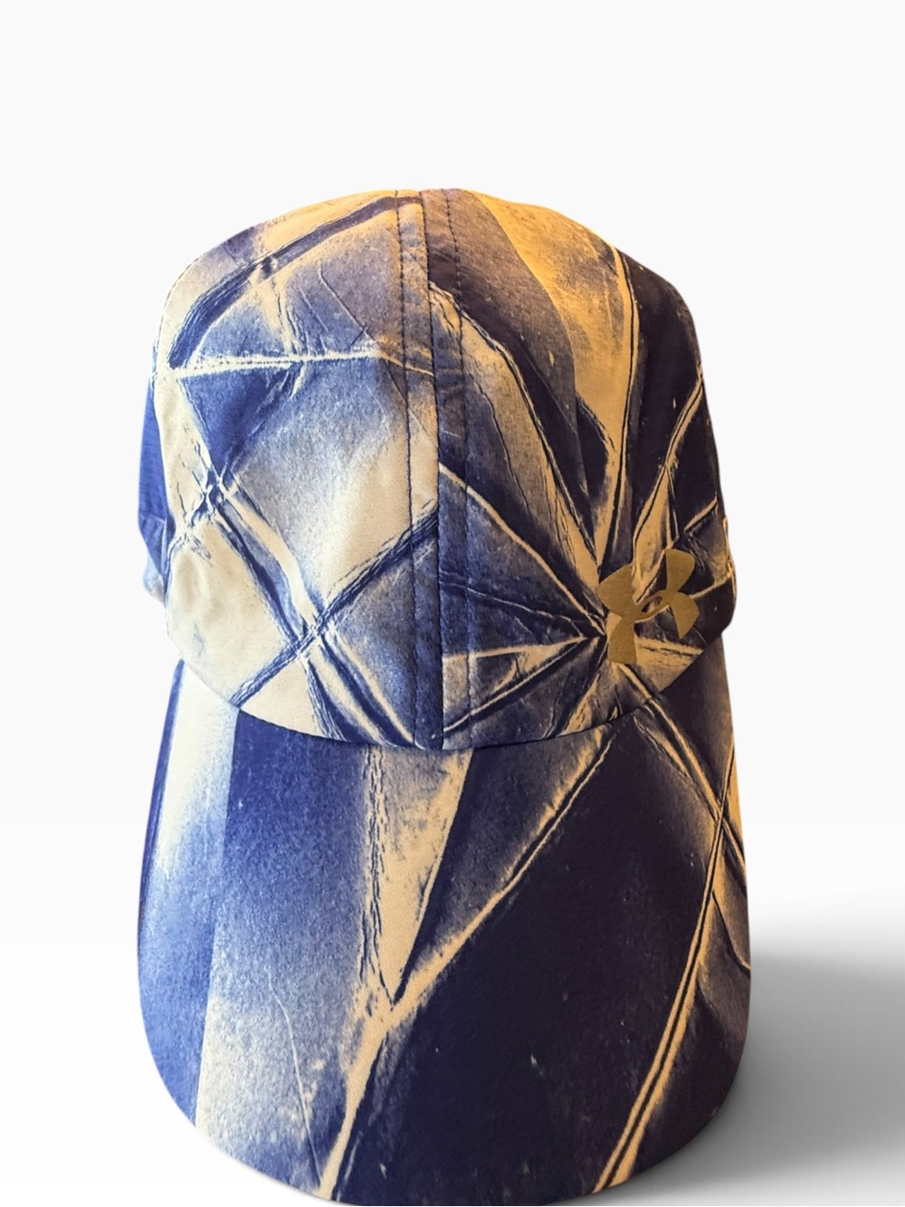 Under Armour Blue & White Geometric Women’s Adjustable Back Baseball Cap/Hat
